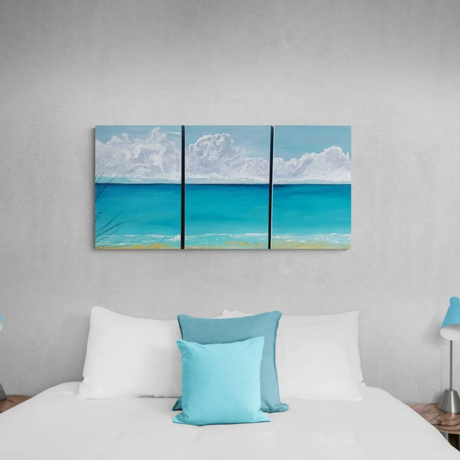 Window View hanging in a furnished room